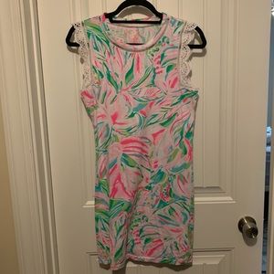 Lilly Pulitzer Multi Croc My World print dress